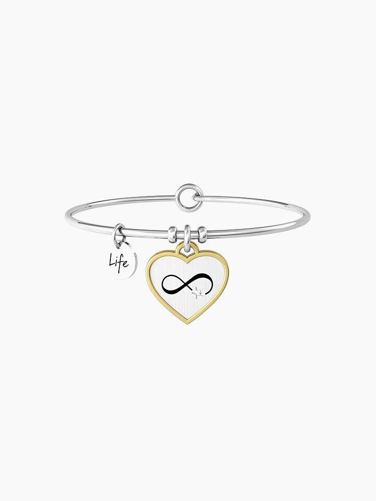 BRACCIALE DONNA LOVE CUORE INFINITO GOLD KIDULT