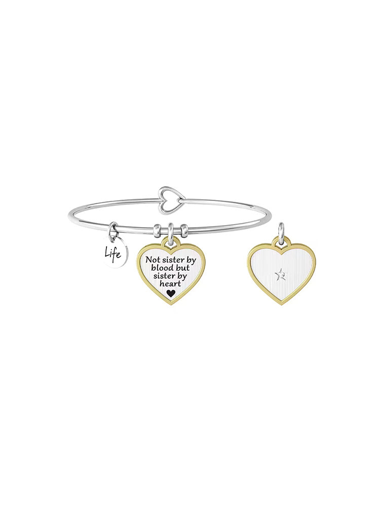 BRACCIALE DONNA -FAMILY- "NOT SISTER BY BLOOD..." KIDULT