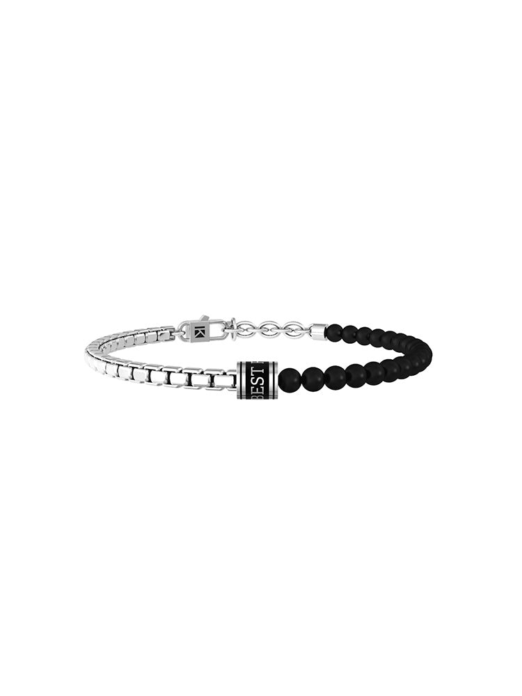 BRACCIALE UOMO AMICIZIA CON CATENA E AGATA NERA
BEST FRIENDS KIDULT