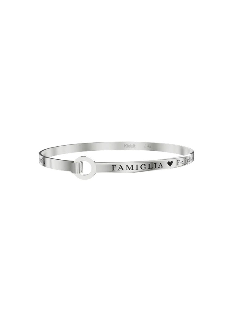 BRACCIALE DONNA FAMILY RIGIDO - FAMIGLIA, FELICITA', AMORE... ARMONIA" KIDULT