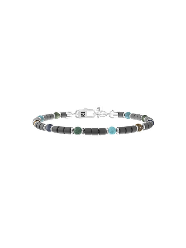 BRACCIALE UOMO CON EMATITE E PIETRE "DELL'AMICIZIA" KIDULT
