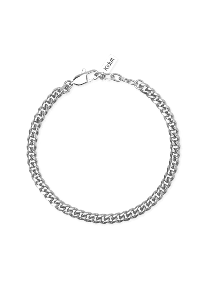 BRACCIALE UOMO A CATENA GROUMETTE IN ACCIAIO KIDULT