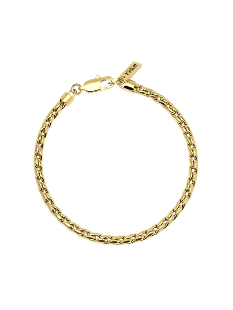 BRACCIALE UOMO IN ACCIAIO DORATO A CATENA CARDANO KIDULT