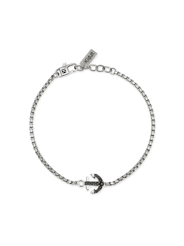 BRACCIALE UOMO A CATENA CON ANCORA KIDULT