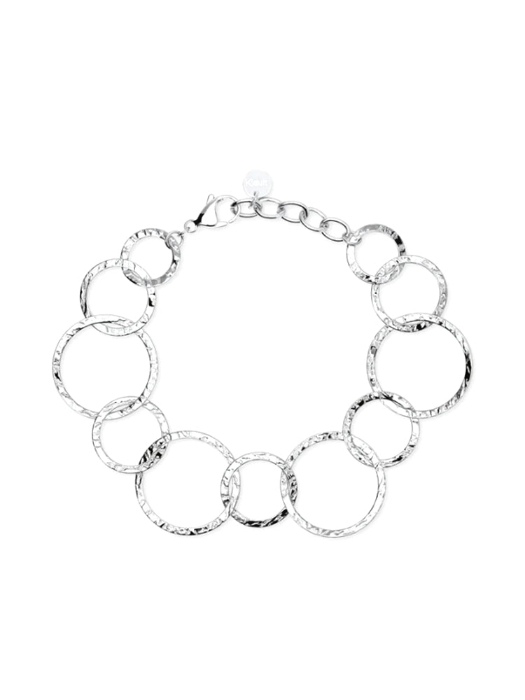BRACCIALE DONNA CON MAGLIE ROTONDE IN ACCIAIO KIDULT