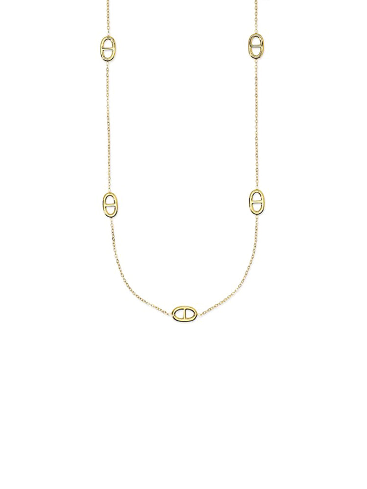 COLLANA DONNA LUNGA DORATA CON STAFFE KIDULT