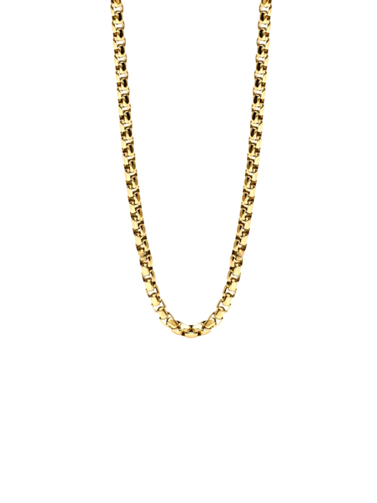 COLLANA UOMO CON CATENA VENETA IN ACCIAIO DORATO KIDULT