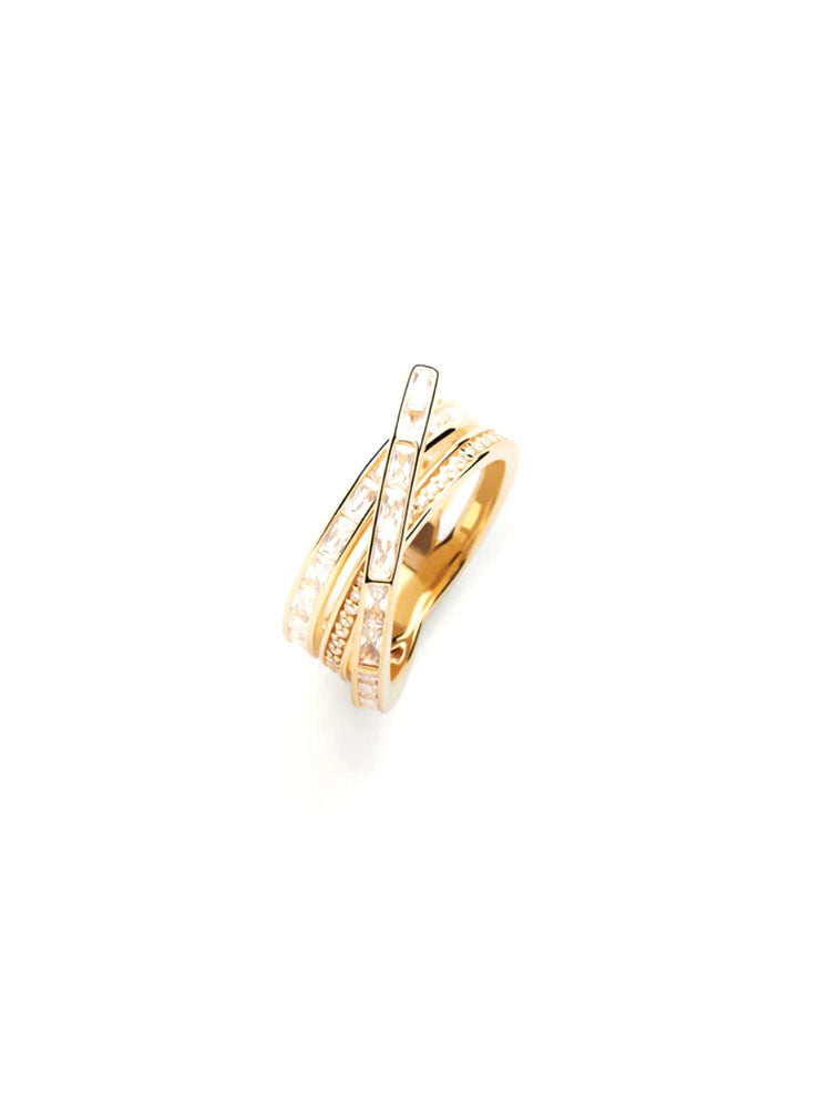ANELLO DONNA VERONA IN ARGENTO PLACCATO IN ORO 18K MISURA 14 PDPAOLA