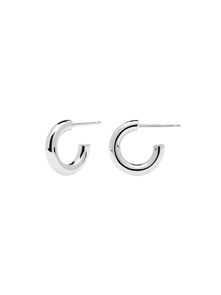 ORECCHINI DONNA MINI CLOUD A CERCHIO IN ARGENTO PDPAOLA