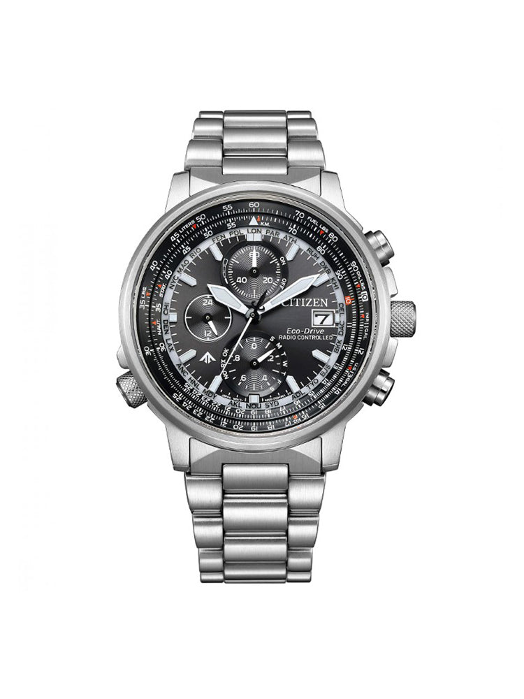 OROLOGIO UOMO CRONO PILOT IN ACCIAIO 41 MM CITIZEN