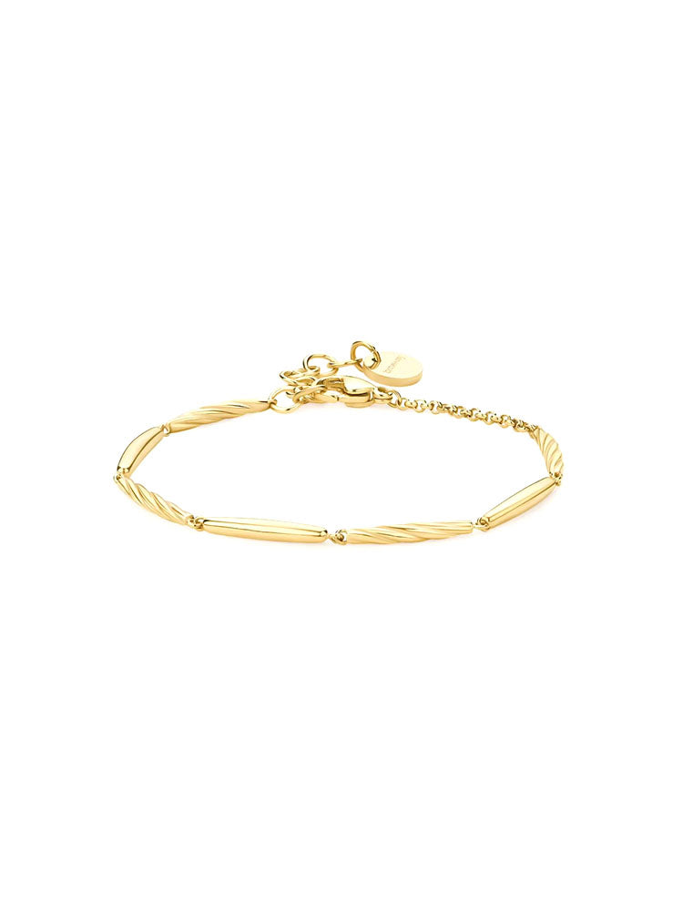 BRACCIALE DONNA IN ACCIAIO AMY FINITURA ORO BROSWAY