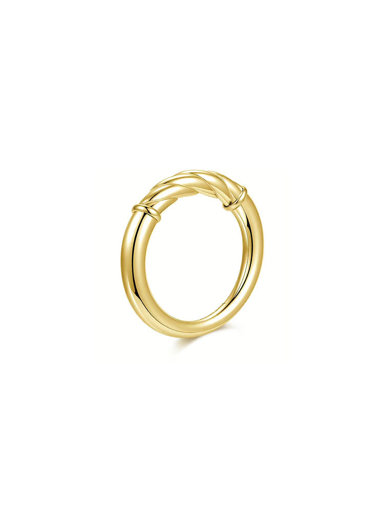 ANELLO DONNA IN ACCIAIO AMY DORATO MISURA 14 BROSWAY