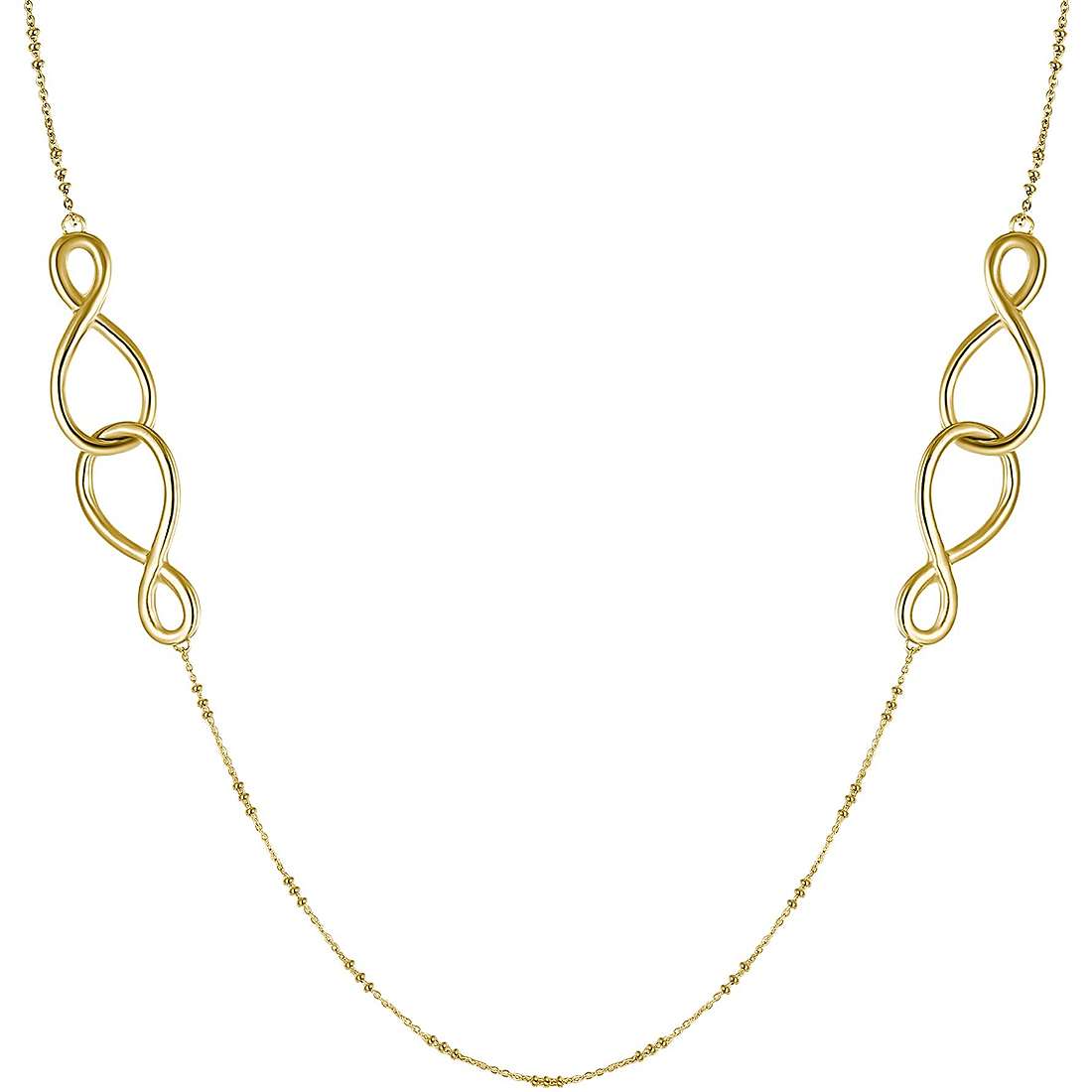COLLANA DONNA RIBBON DORATA CON INFINITO BROSWAY