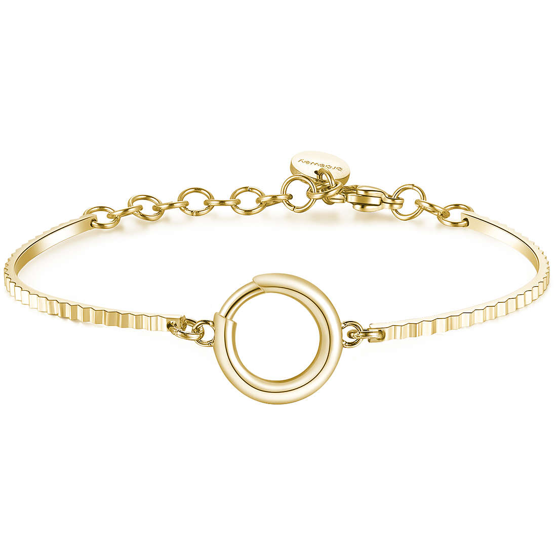 BRACCIALE DONNA TRES JOLIE, DORATO CON BARRETTA BROSWAY