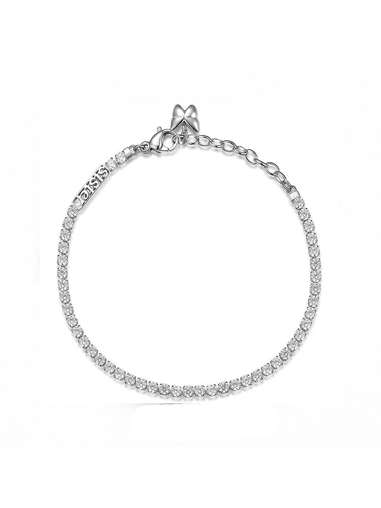BRACCIALE DONNA DESIDERI, TENNIS SISTER, FARFALLA, RODIO BROSWAY