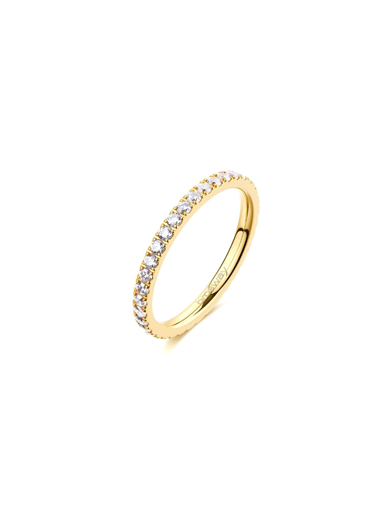 ANELLO DONNA GIRODITO IN ACCIAIO DORATO MIS 18 BROSWAY