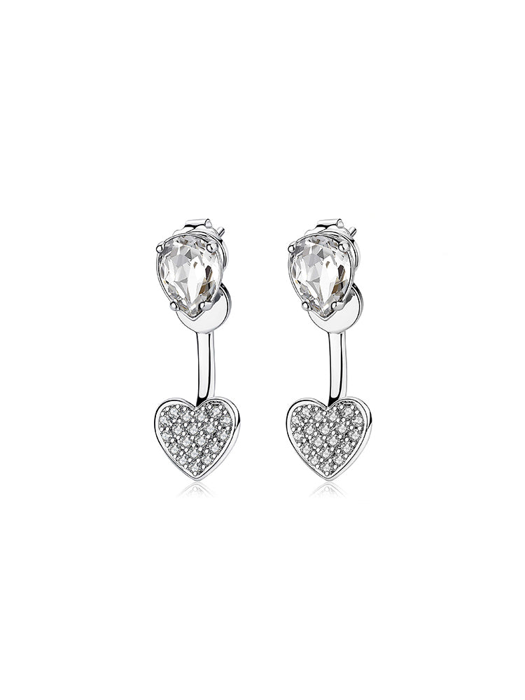ORECCHINI DONNA AFFINITY, PENDENTI CON SWAROVSKI CRYSTAL, BROSWAY