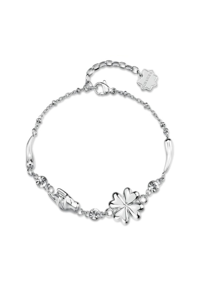 BRACCIALE DONNA CHAKRA IN ACCIAIO CON SIMBOLI PORTAFORTUNA BROSWAY