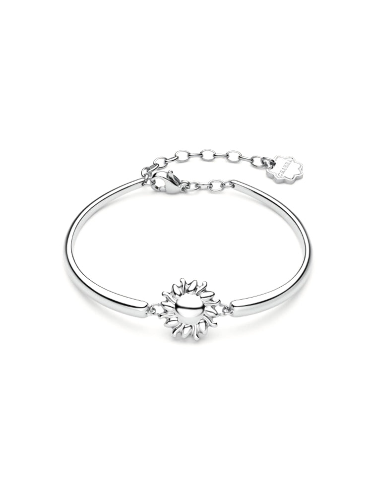 BRACCIALE DONNA IN ACCIAIO SEMIRIGIDO CON SOLE BROSWAY
