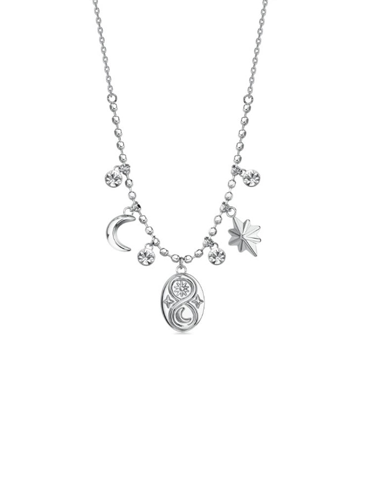 COLLANA DONNA CHAKRA CON SIMBOLI MISTICI PENDENTI BROSWAY
