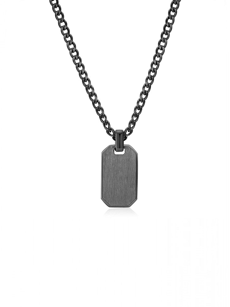 COLLANA UOMO INK COLOR GUN CON TARGHETTA BROSWAY