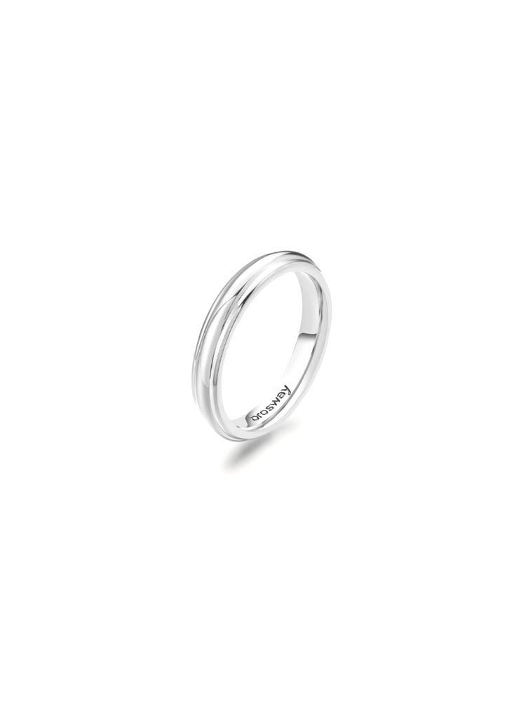 ANELLO UOMO IN ACCIAIO KNOCKER  SILVER SENZA RIFINITURE MISURA 21 BROSWAY