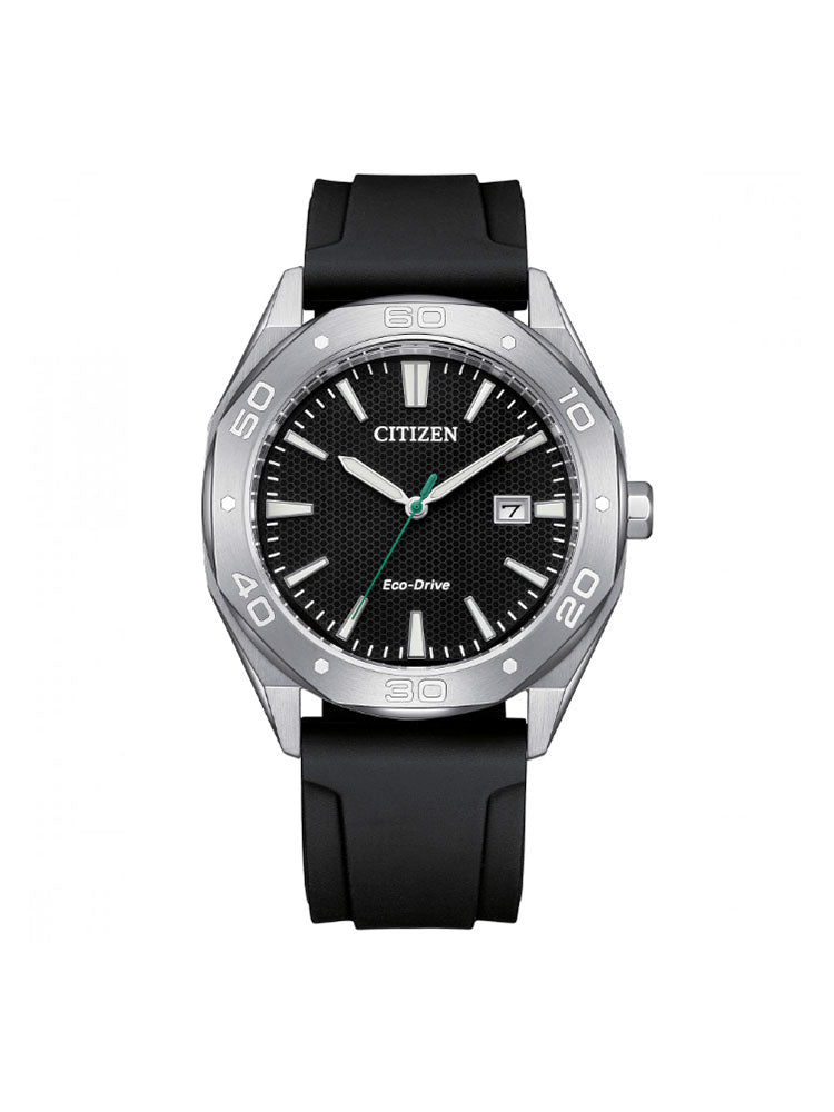 OROLOGIO UOMO METROPOLITAN SPORT SOLO TEMPO CON CINTURINO IN CAUCCIU' NERO CITIZEN