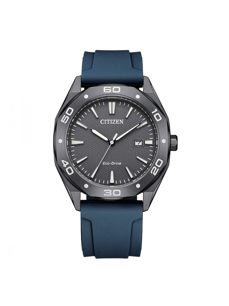 OROLOGIO UOMO METROPOLITAN SPORT CON CINTURINO IN CAUCCIU' BLU CITIZEN