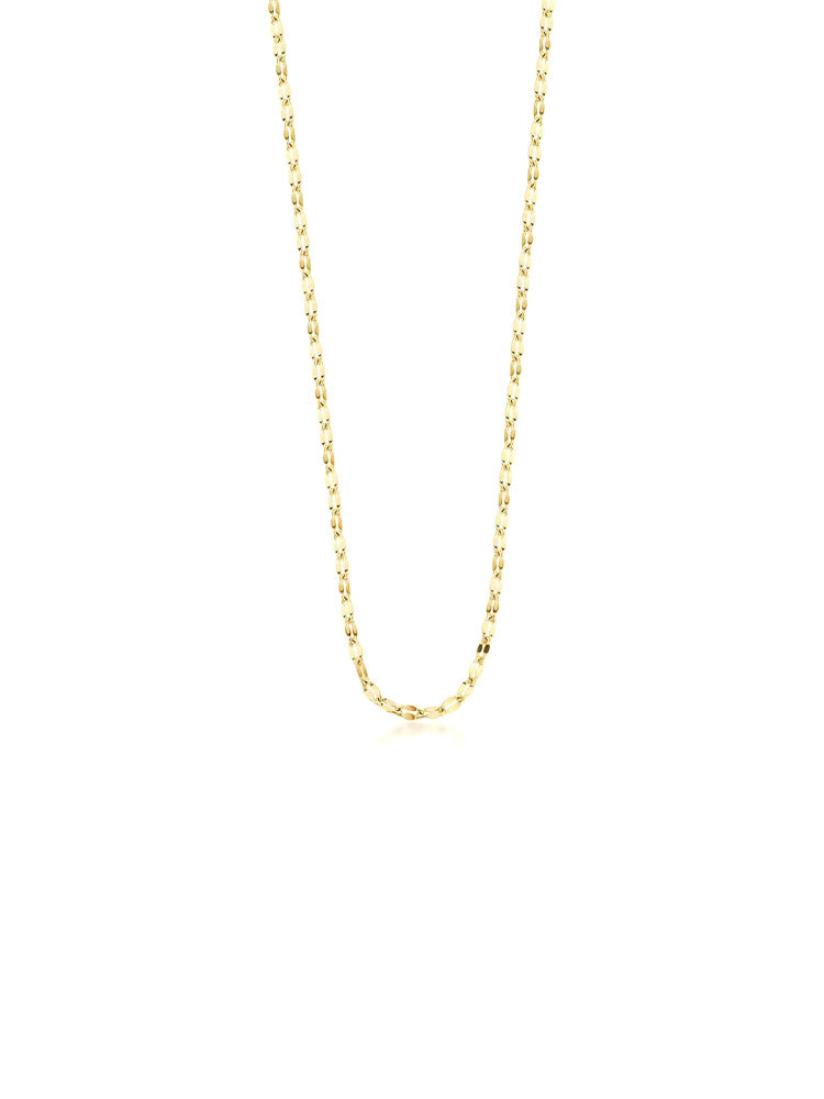 COLLANA DONNA IN ACCIAIO A CATENA DORATA ESSENTIAL BROSWAY