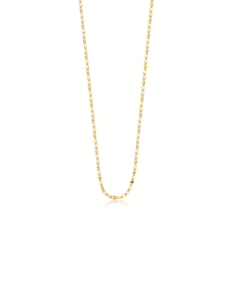COLLANA DONNA IN ACCIAIO A CATENA FINITURA ORO COLLEZIONE ESSENTIAL BROSWAY