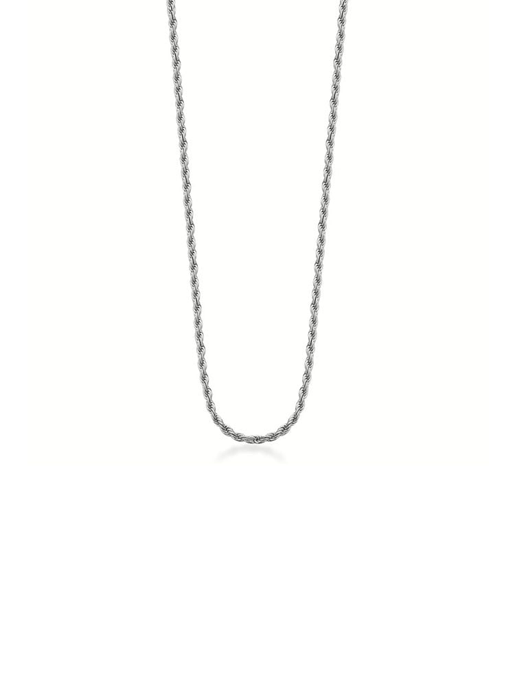 COLLANA DONNA IN ACCIAIO TORCHON COLLEZIONE ESSENTIAL BROSWAY