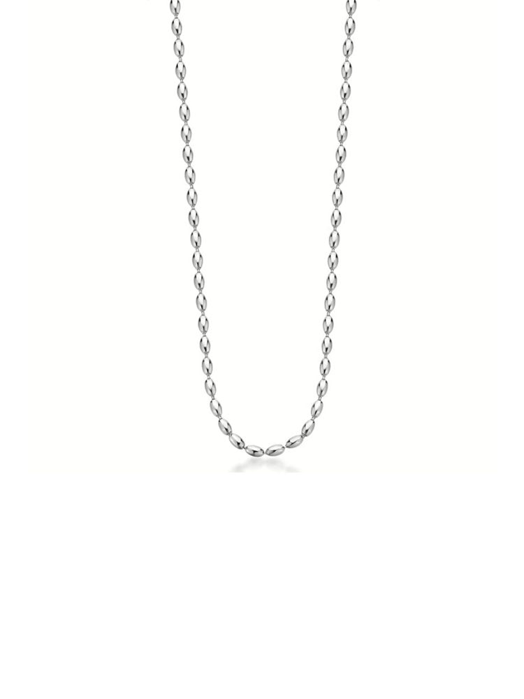 COLLANA DONNA IN ACCIAIO CATENA A GRANI COLLEZIONE ESSENTIAL BROSWAY