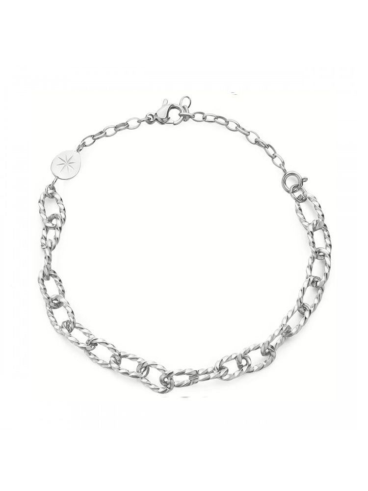 BRACCIALE DONNA IN ACCIAIO A CATENA  COLLEZIONE ESSENTIAL BROSWAY