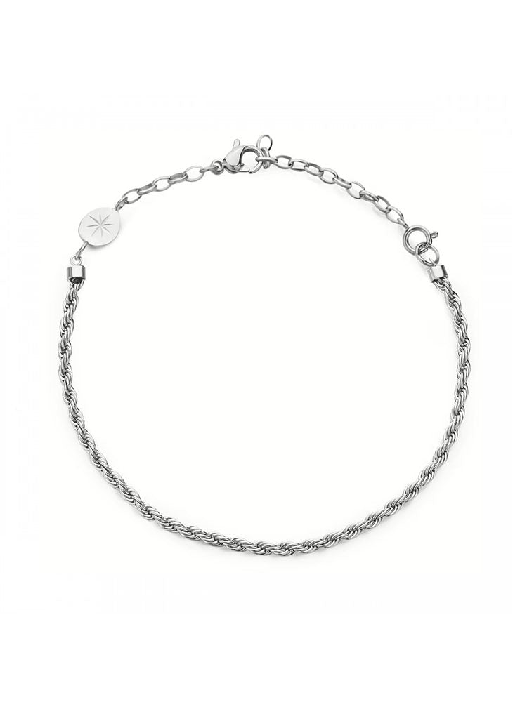 BRACCIALE DONNA IN ACCIAIO TORCHON COLLEZIONE ESSENTIAL BROSWAY