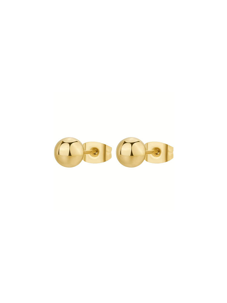 ORECCHINI DONNA IN ACCIAIO A LOBO FINITURA IN ORO COLLEZIONE ESSENTIAL BROSWAY