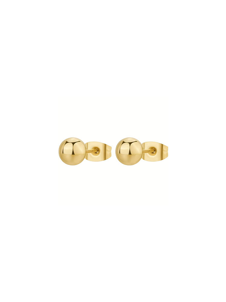 ORECCHINI DONNA IN ACCIAIO A LOBO FINITURA IN ORO COLLEZIONE ESSENTIAL BROSWAY
