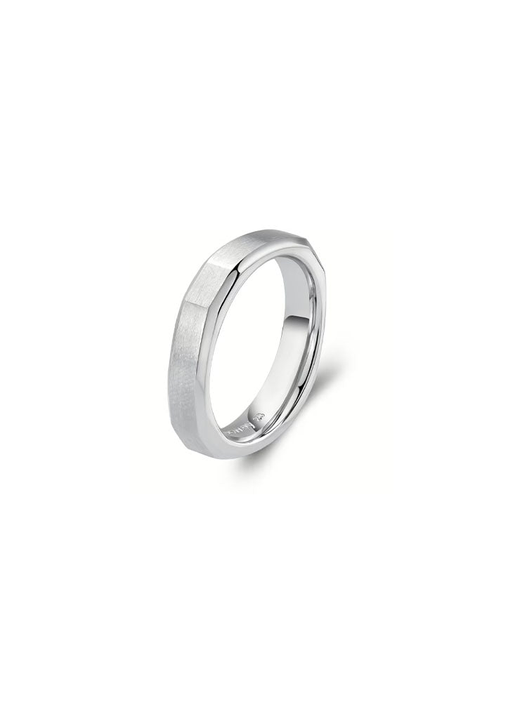 ANELLO UOMO IN ACCIAIO A FASCIA COLLEZIONE LOGAN MISURA 21 BROSWAY
