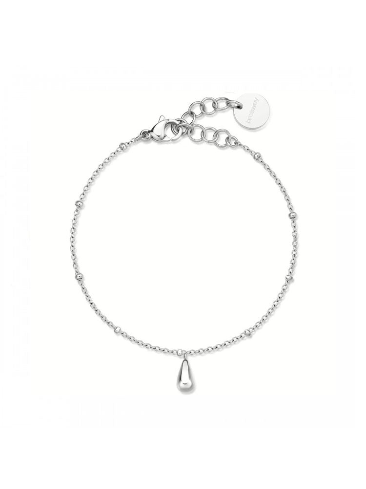 BRACCIALE DONNA IN ACCIAIO PERFECT CON PENDENTE A GOCCIA CENTRALE BROSWAY