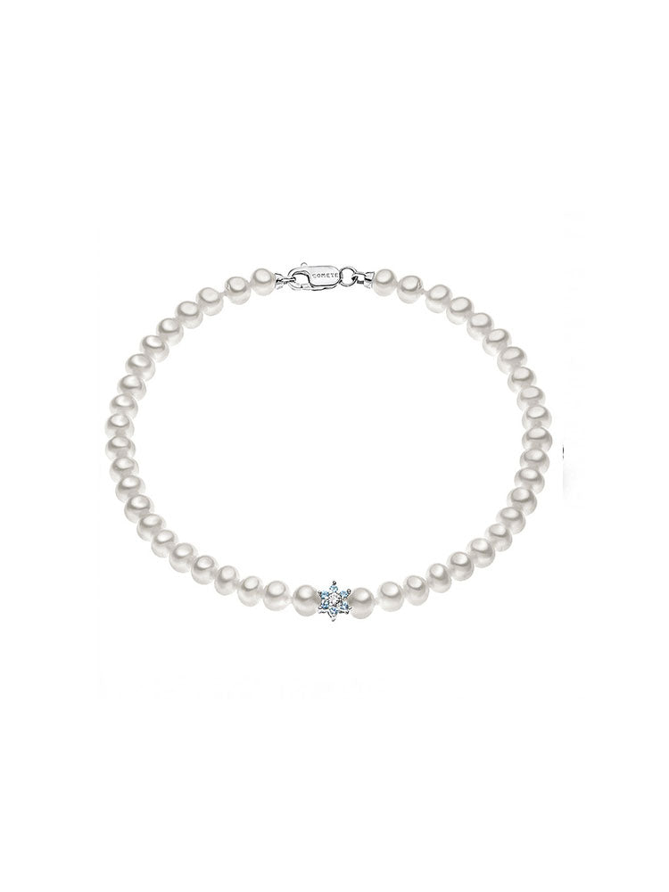 BRACCIALE DONNA DI PERLE IN ORO, STELLA COMETE GIOIELLI