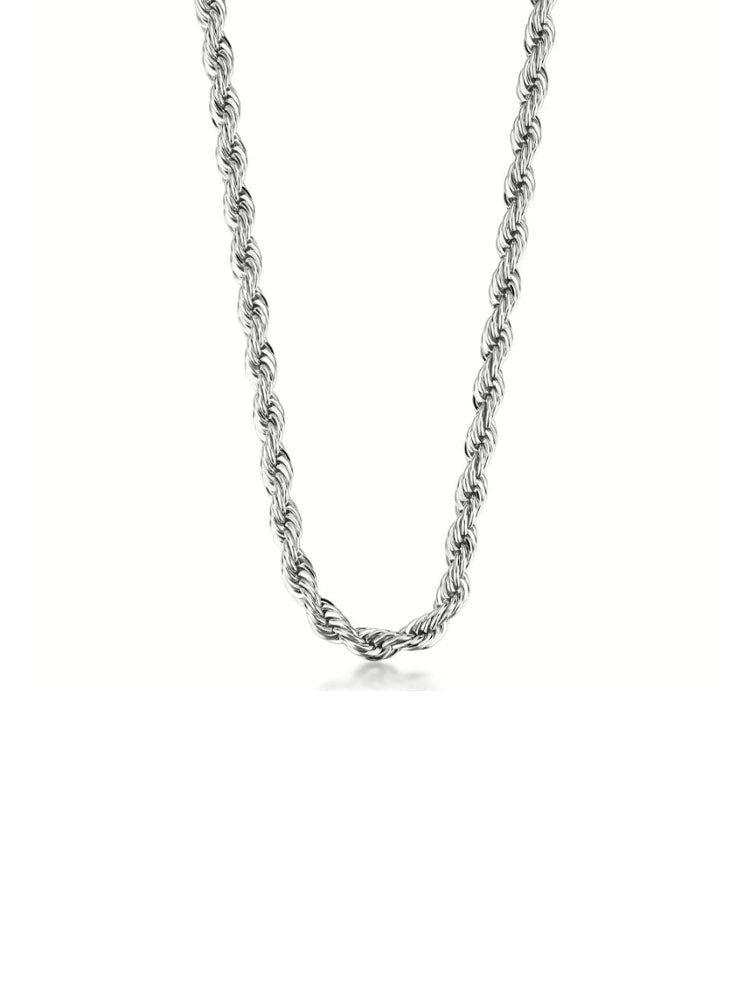 COLLANA UOMO IN ACCIAIO A CATENA TORCHON COLLEZIONE RIPTIDE BROSWAY