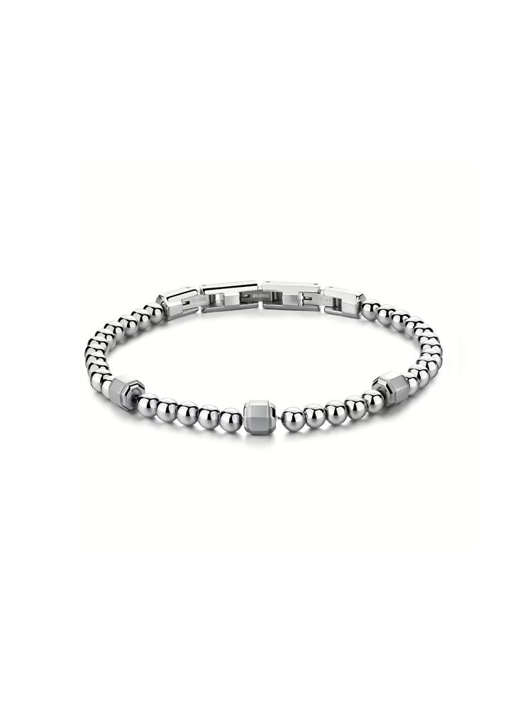 BRACCIALE UOMO IN ACCIAIO A CATENA CON SFERE COLLEZIONE RIPTIDE BROSWAY