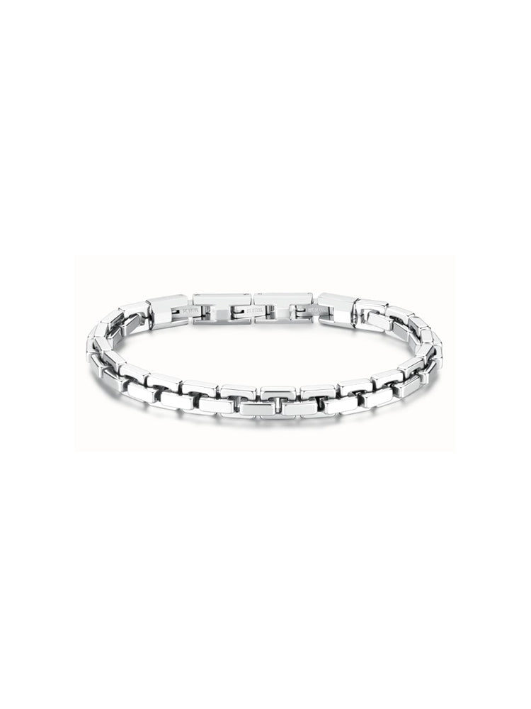BRACCIALE UOMO IN ACCIAIO LUCIDO A CATENA RIPTIDE BROSWAY