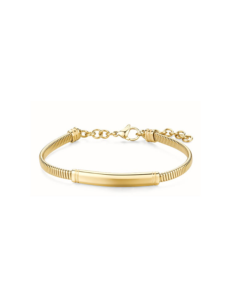 BRACCIALE UOMO RIPTIDE IN ACCIAIO DORATO BROSWAY