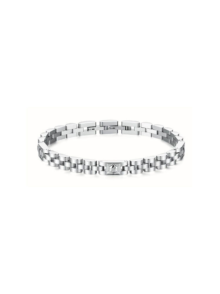 BRACCIALE UOMO IN ACCIAIO CON MAGLIA JUBILEE BROSWAY