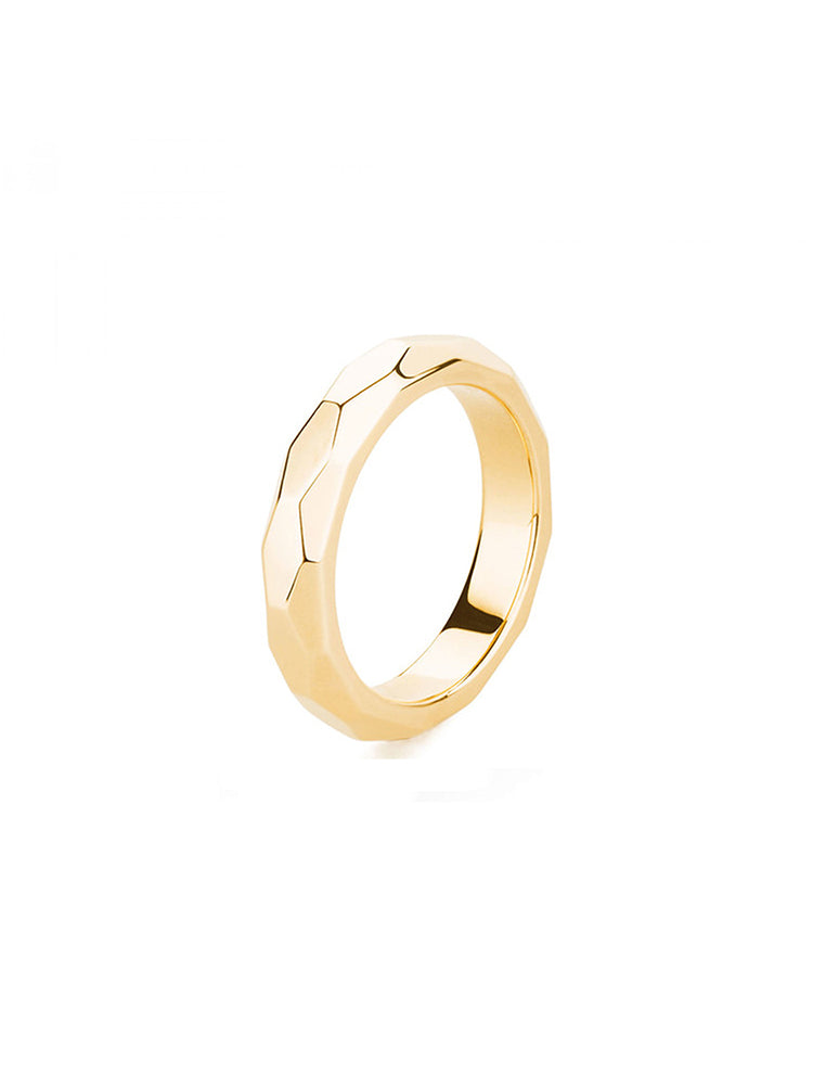 ANELLO DONNA TRING, DORATO SFACCETTATO MIS16 BROSWAY