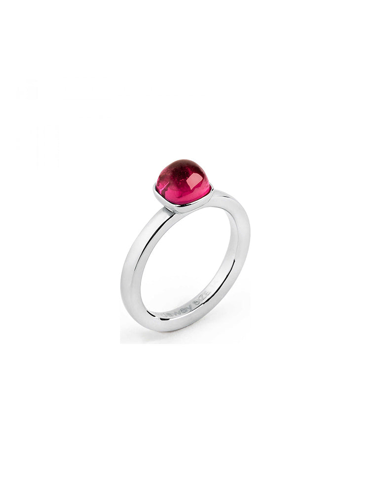 ANELLO DONNA TRING, SEDUZIONE, CON PIETRA FUCSIA MIS16 BROSWAY