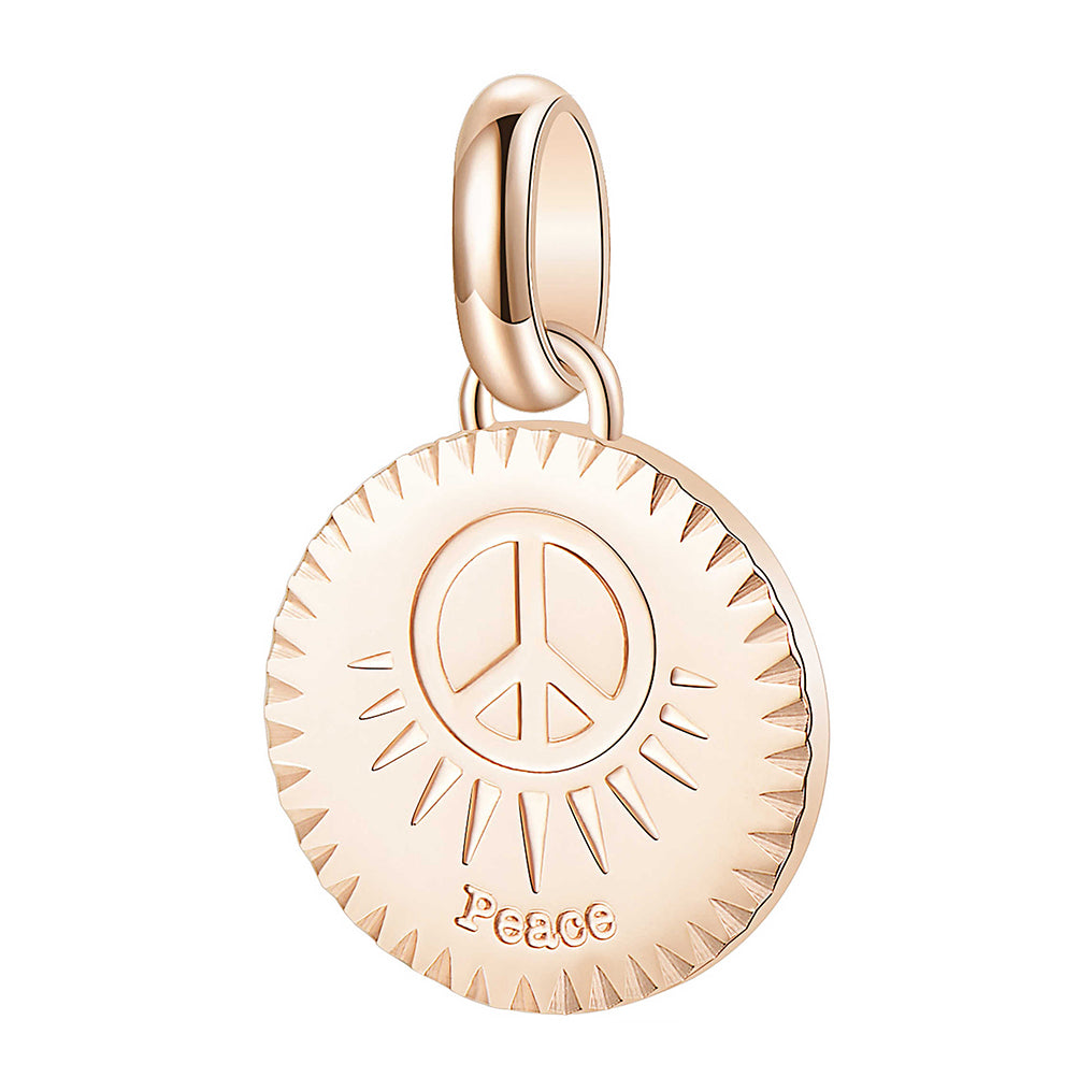 CHARM DONNA PENDENTE, TRES JOLIE MINI, PEACE, ROSATO BROSWAY