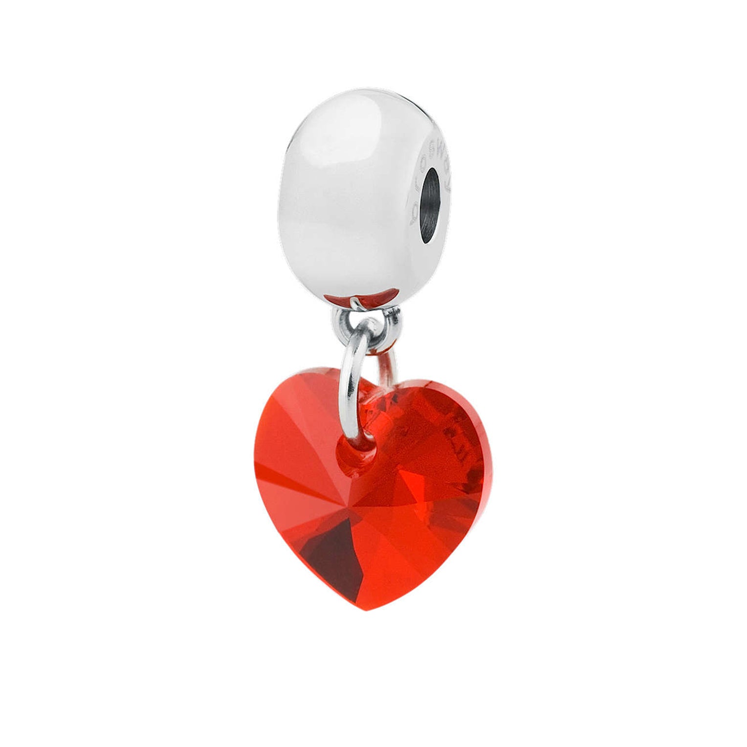 CHARM DONNA TRES JOLIE MINI, PENDENTE CUORE ROSSO BROSWAY
