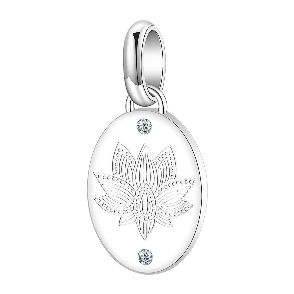 CHARM DONNA PENDENTE, TRES JOLIE MINI, FIORE DI LOTO, BROSWAY