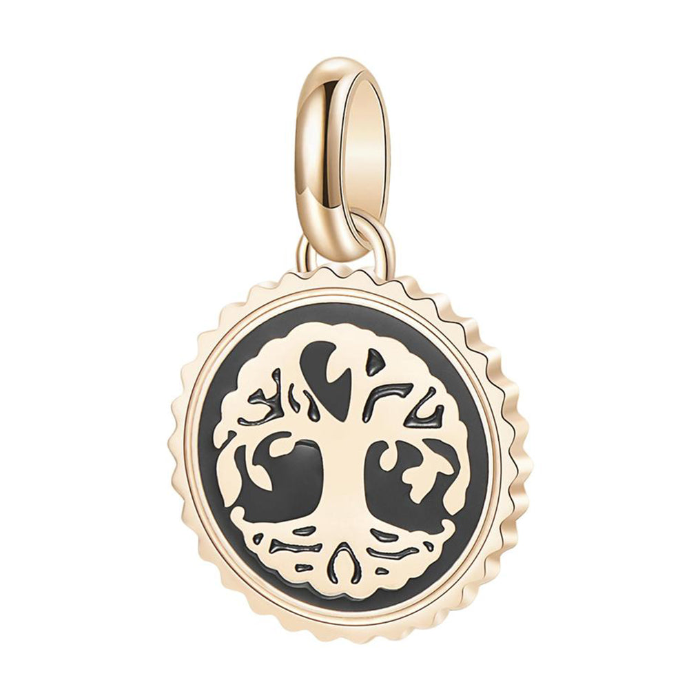 CHARM DONNA PENDENTE, TRES JOLIE MINI, ALBERO DELLA VITA, ROSATO BROSWAY